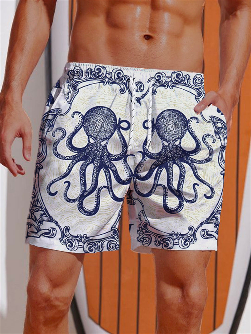 Trunks Board Surf - Summer Hawaii Beach Shorts For Men