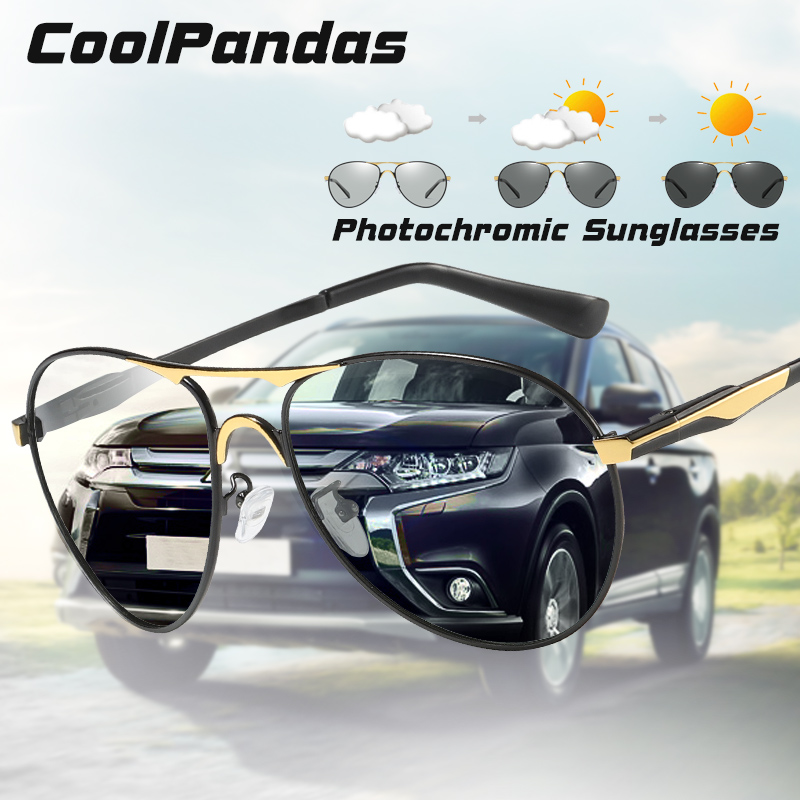 Aviation Photochromic Polarize - Sunglasses Aviator Polarized ulasan dan harga