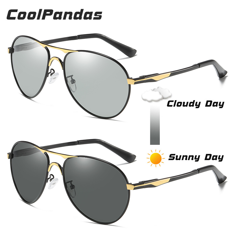 Aviation Photochromic Polarize - Sunglasses Aviator Polarized ulasan dan harga