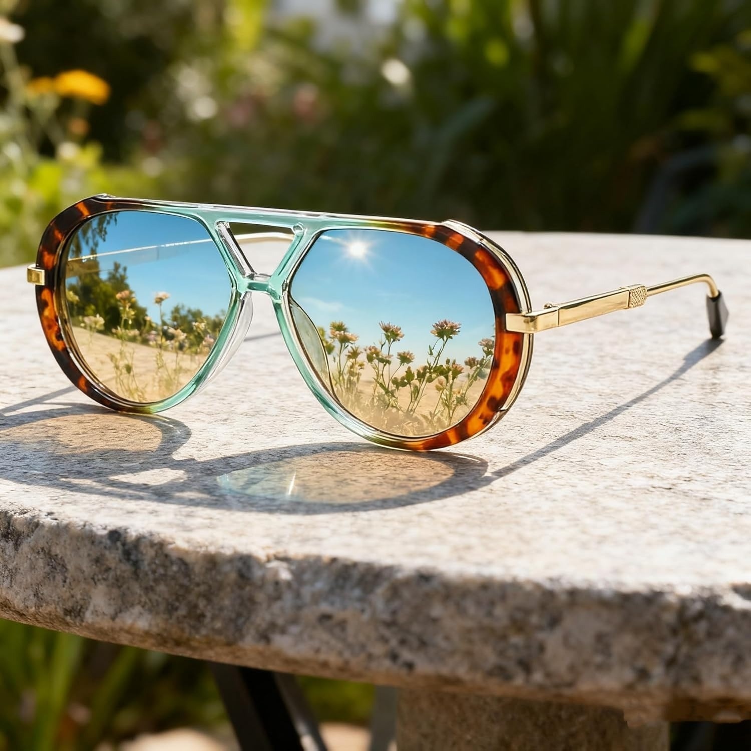 Oversized Polarized Aviator Su - Sunglasses Aviator Polarized ulasan dan harga