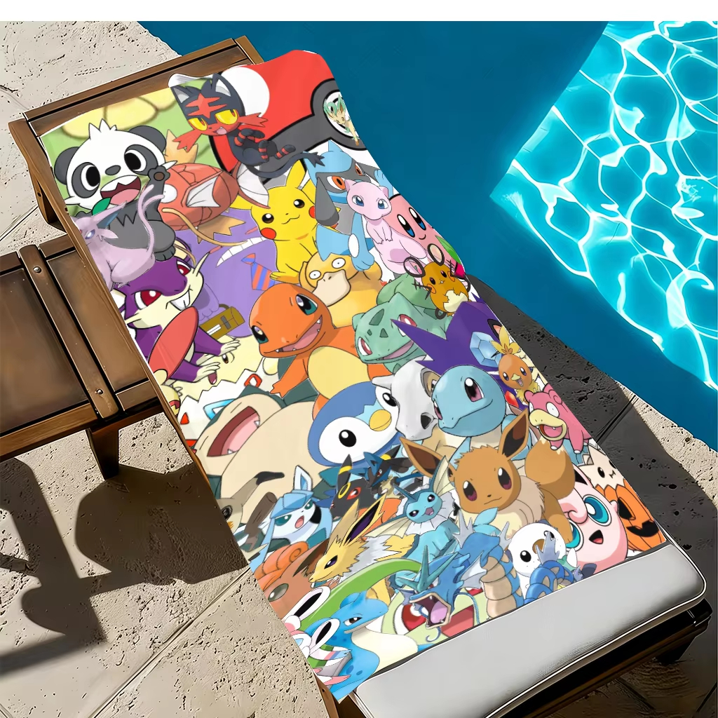 1pc Extra Large Pokemon Microf - Beach Towel Large ulasan dan harga