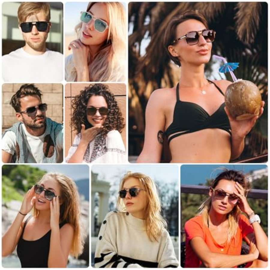 Retro Aviator Sunglasses for W - Sunglasses Aviator Polarized ulasan dan harga