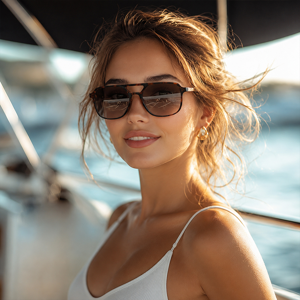 Retro Aviator Sunglasses for W - Sunglasses Aviator Polarized ulasan dan harga
