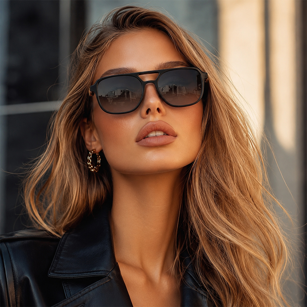 Retro Aviator Sunglasses for W - Sunglasses Aviator Polarized ulasan dan harga