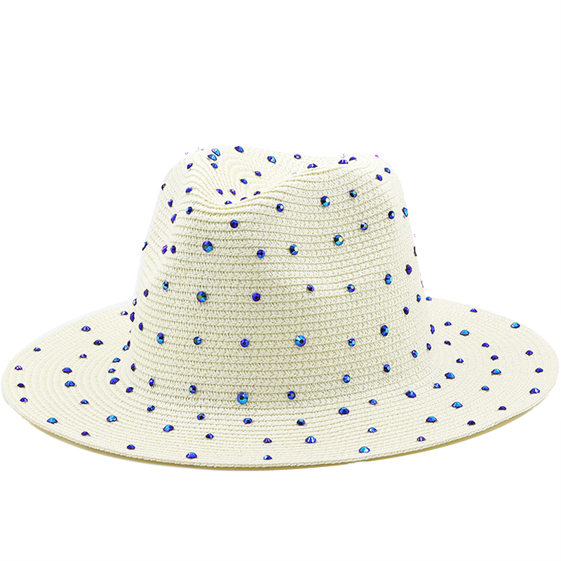 Luxury diamond Panama Soft Sha - Bucket Hat Straw ulasan dan harga