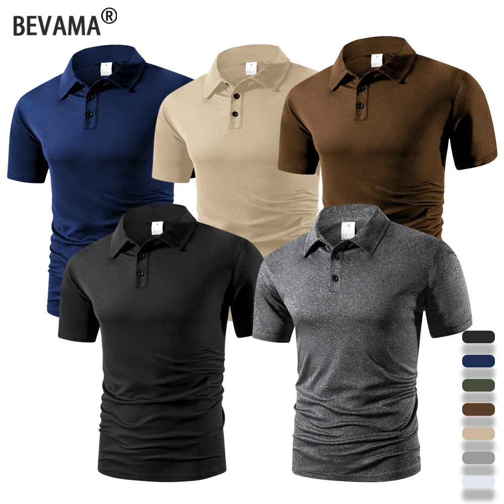 Men's Summer Polo Shirt Casual - Polo Shirt Pique ulasan dan harga