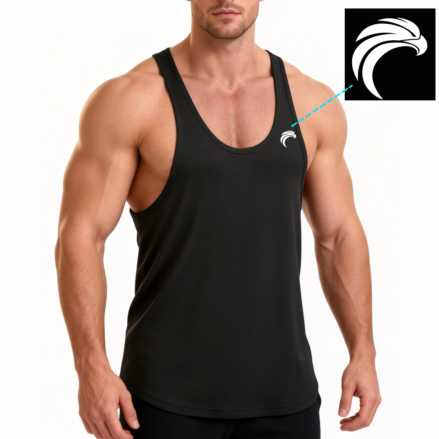 Tank Top Men Quick Dry Y-Back  - Tank Top Muscle ulasan dan harga