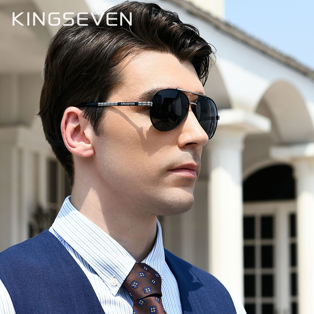 KINGSEVEN 2024 New Design Avia - Sunglasses Aviator Polarized ulasan dan harga