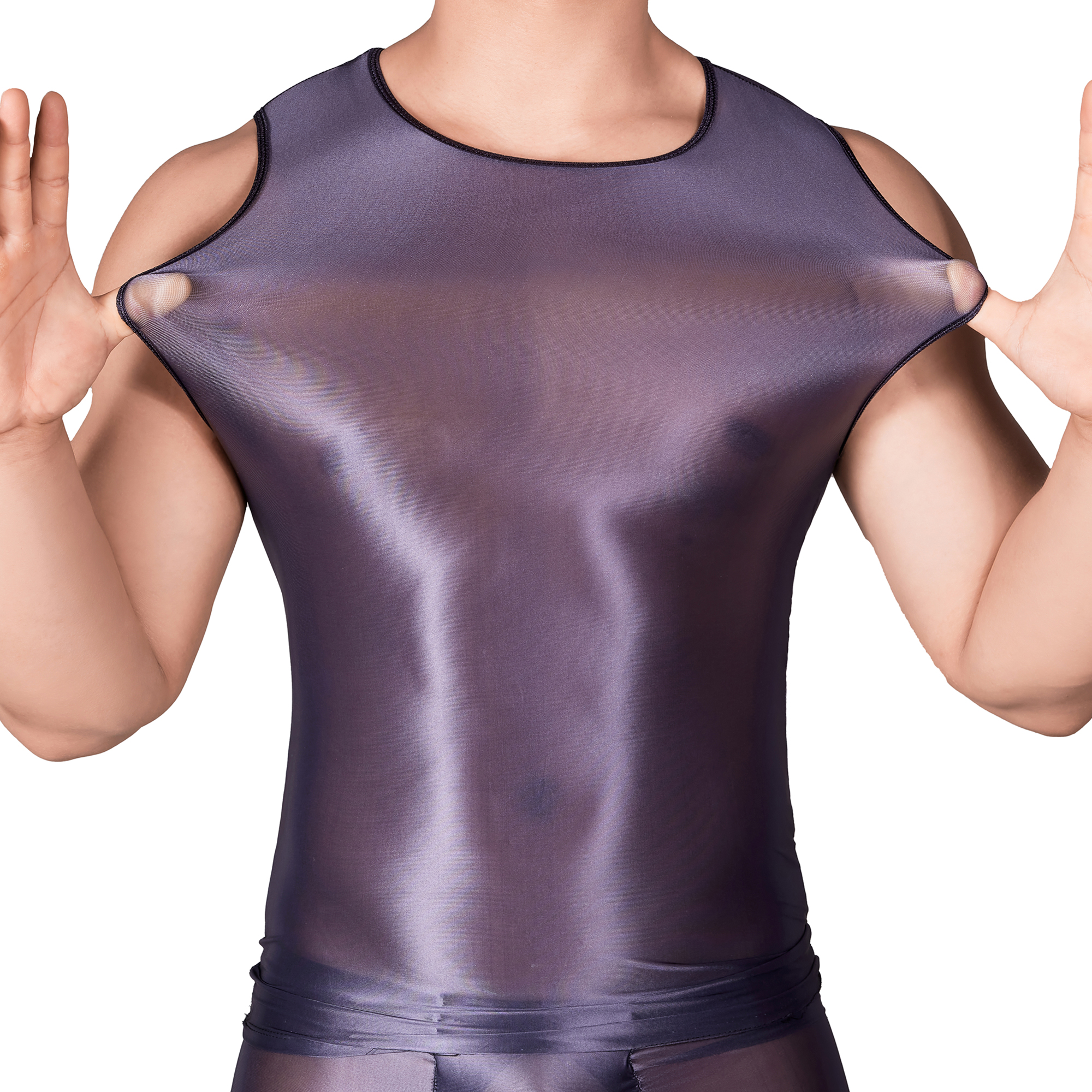 Solid Color Men's Slim Smooth  - Tank Top Muscle ulasan dan harga