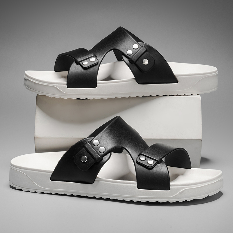 2026 New Men's Slippers Luxury - Flip Flop Leather Men ulasan dan harga