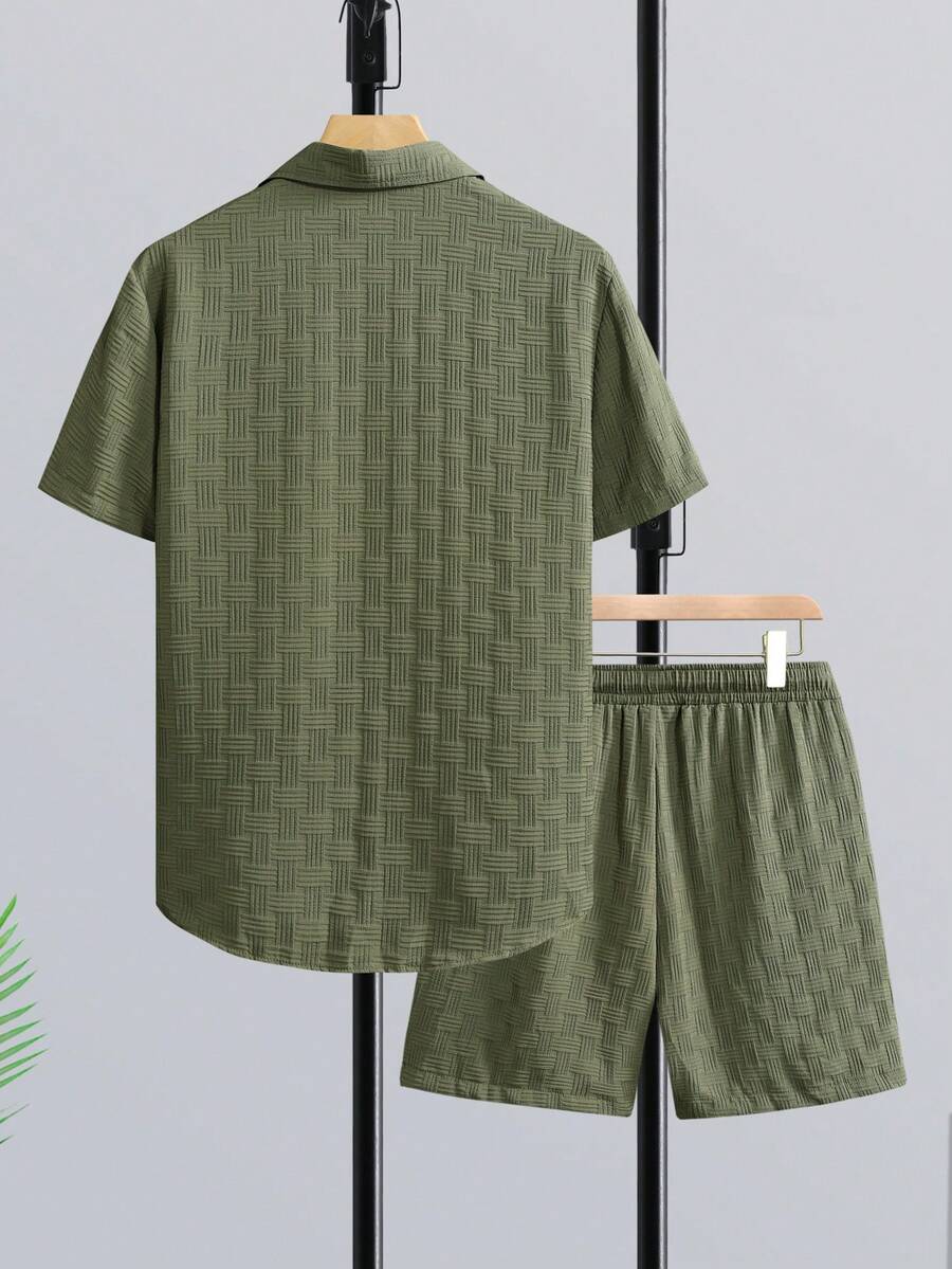 Manfinity RSRT Men's Mature Va - Short Linen Drawstring ulasan dan harga