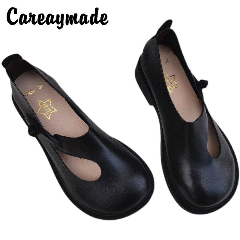 Careaymade-Genuine Leather Big - Casual Sandal Leather ulasan dan harga