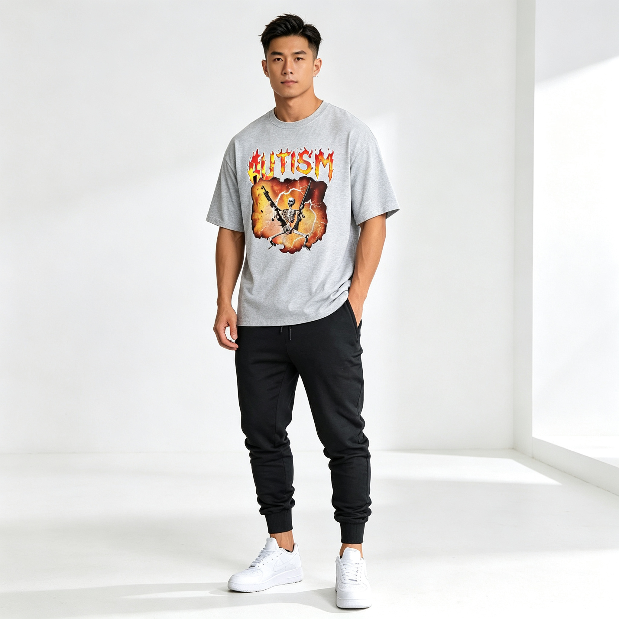 Men's Vintage Graphic T-Shirt  - Tee Graphic Print ulasan dan harga