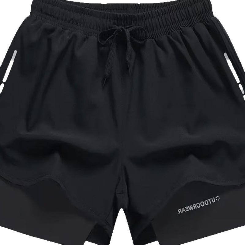 Men's Double Layer 3D Pouch An - Swim Trunk Quick Dry ulasan dan harga