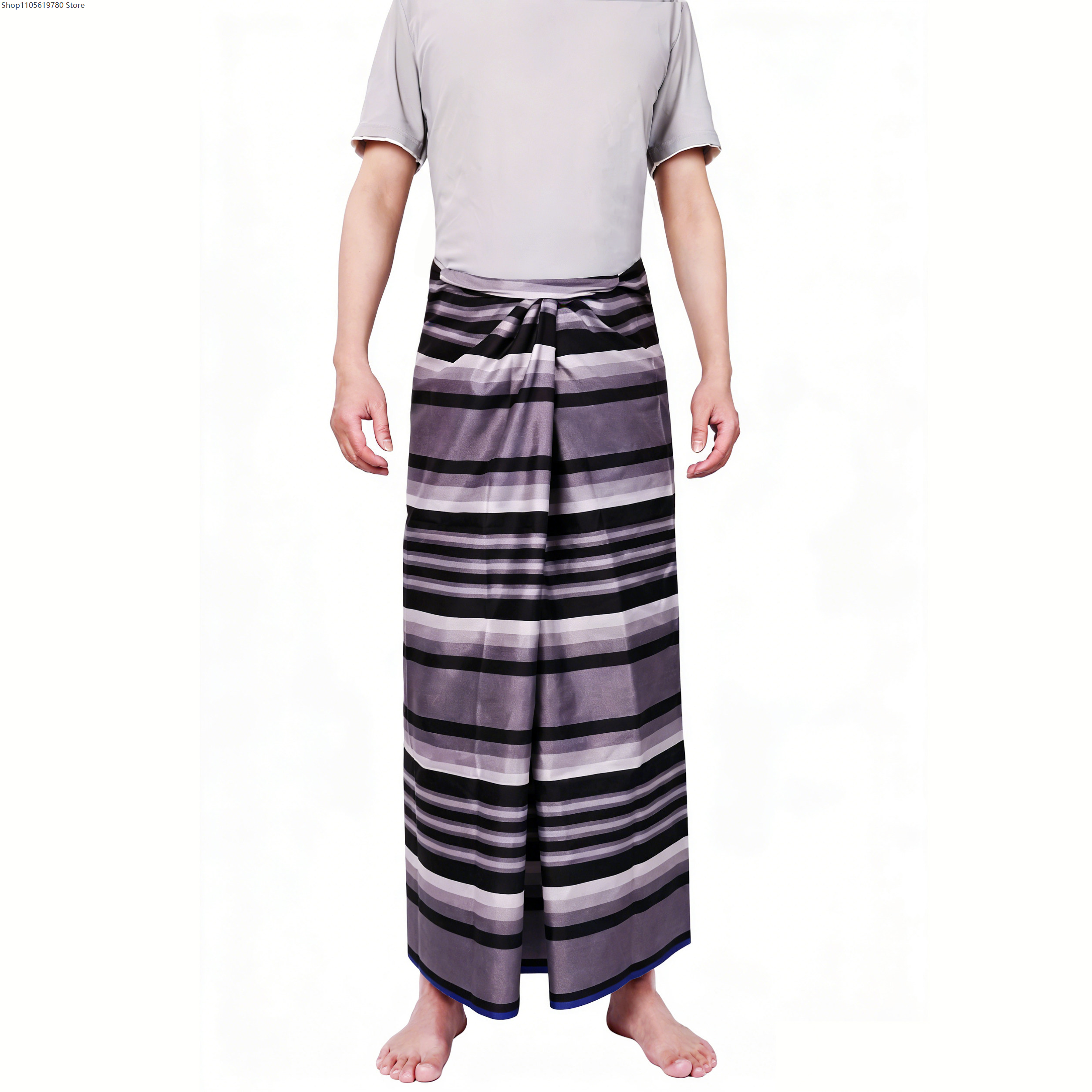 Ethnic Batik Sarong Wrap Skirt - Sarong Men Wrap ulasan dan harga