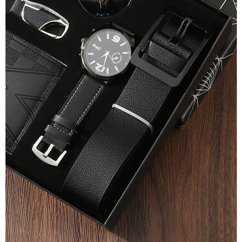 New Mens Watch Set with Gift B - Sunglass Retainer Cord ulasan dan harga