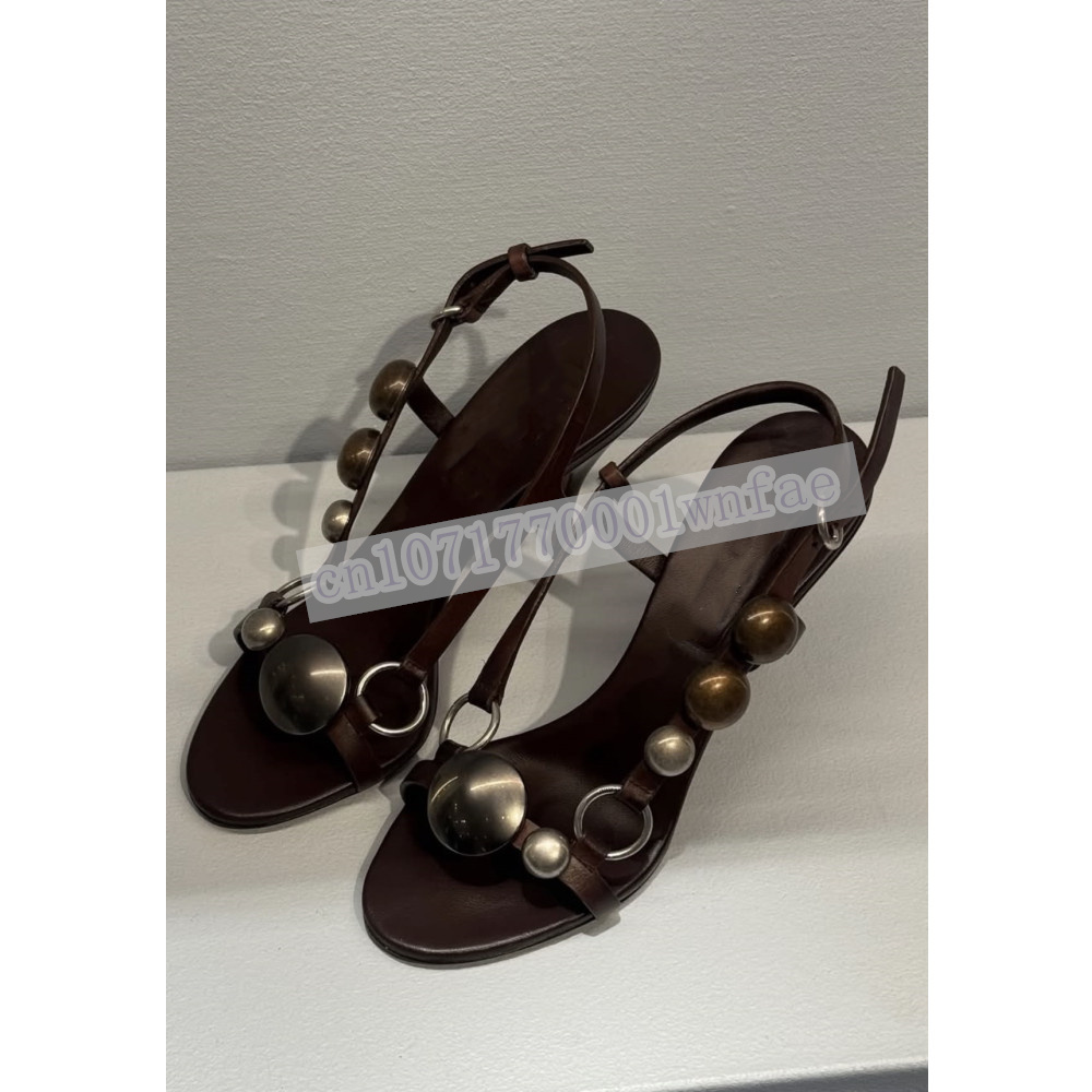 Women Brown Leather Slingback  - Casual Sandal Leather ulasan dan harga